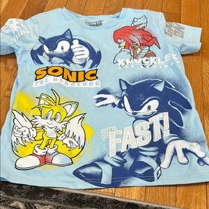 Blue Kids T-Shirt Sonic
